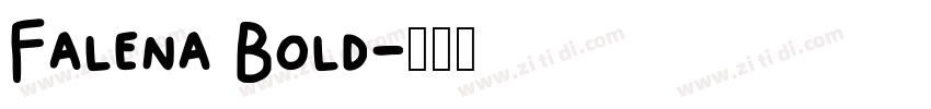 Falena Bold字体转换